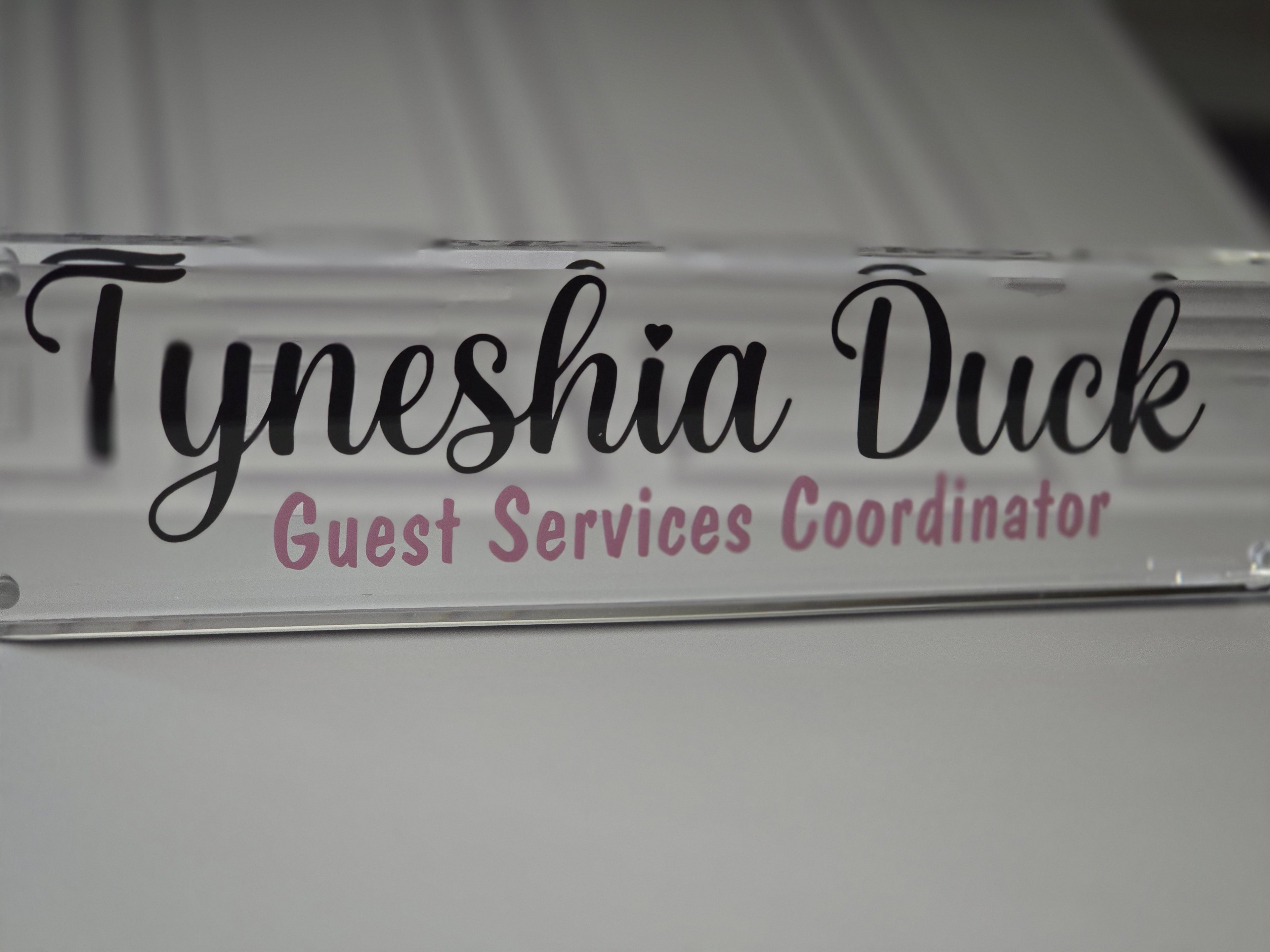 Desk Name Plate