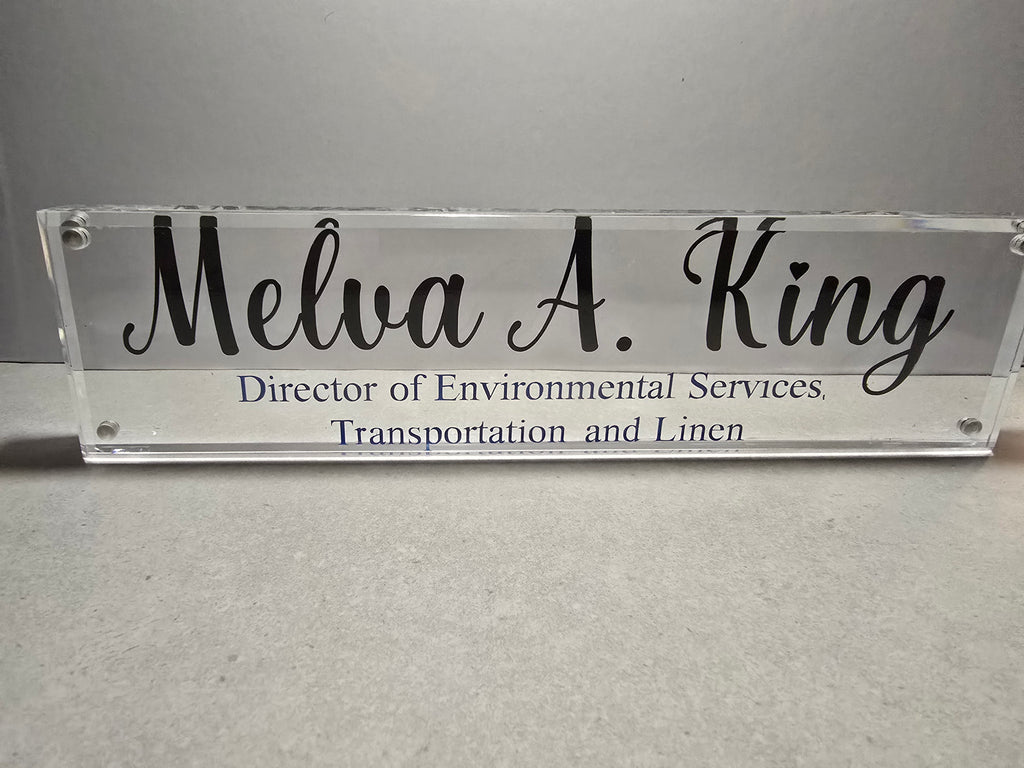 Desk Name Plate