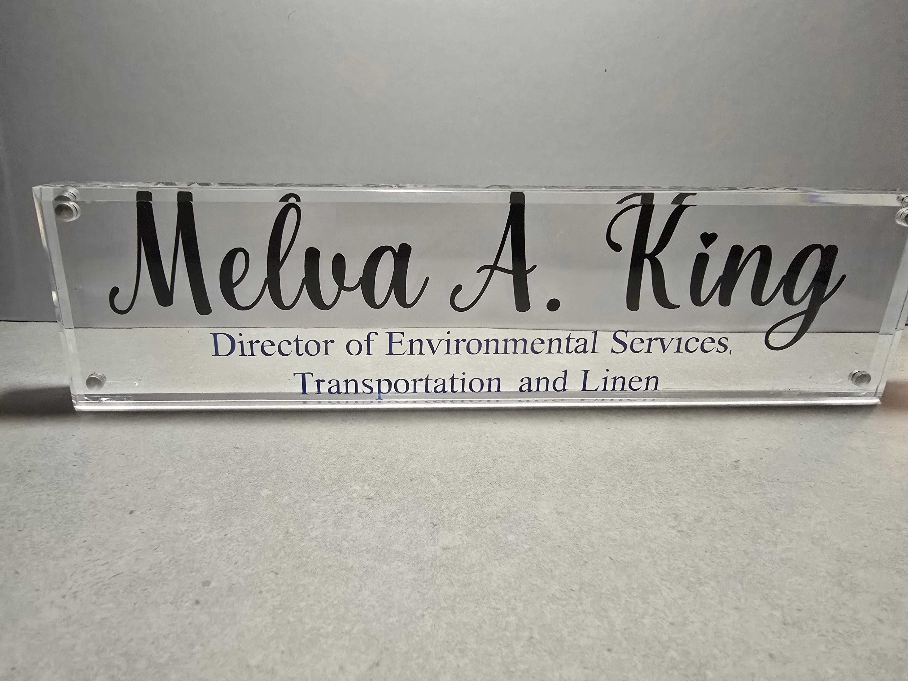 Desk Name Plate
