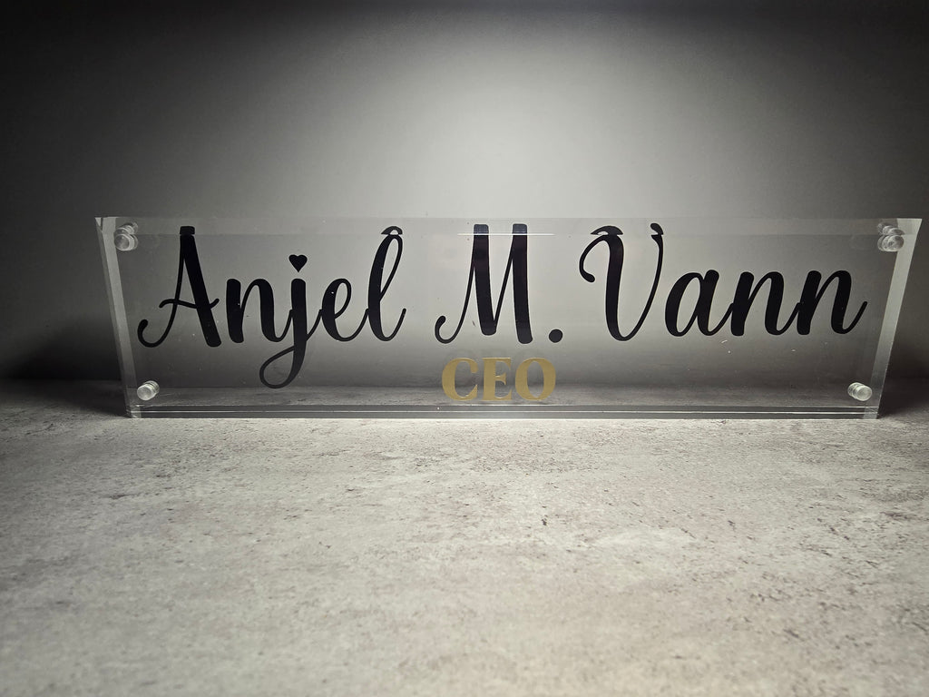 Desk Name Plate