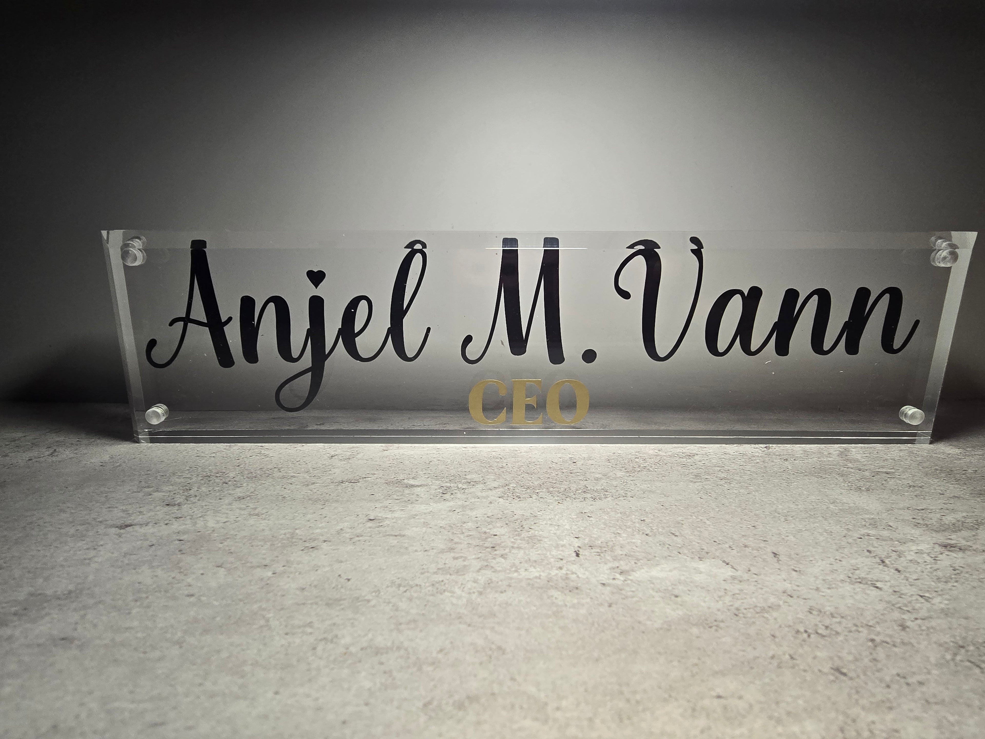 Desk Name Plate