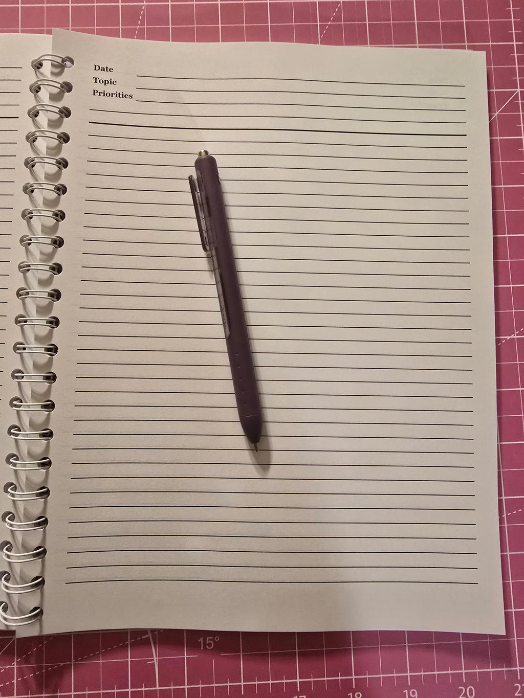 Custom Notebook
