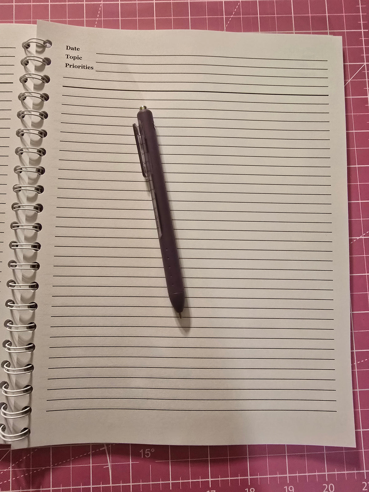 Custom Notebook