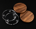 Personalized Wood & Glass Coasters
