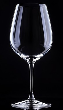 Etched Wine Glass