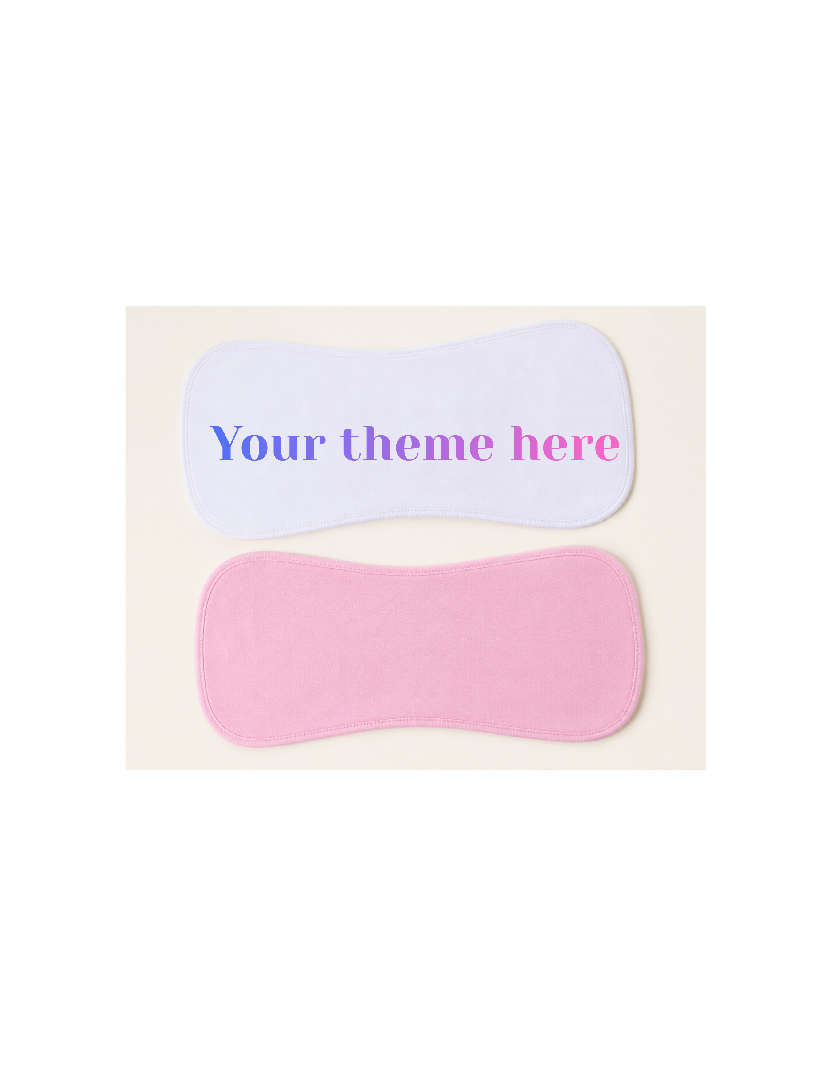 Personalized Baby Burp Cloth