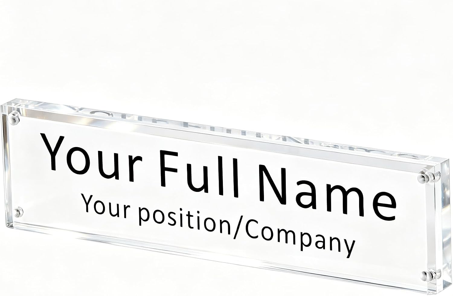 Desk Name Plate